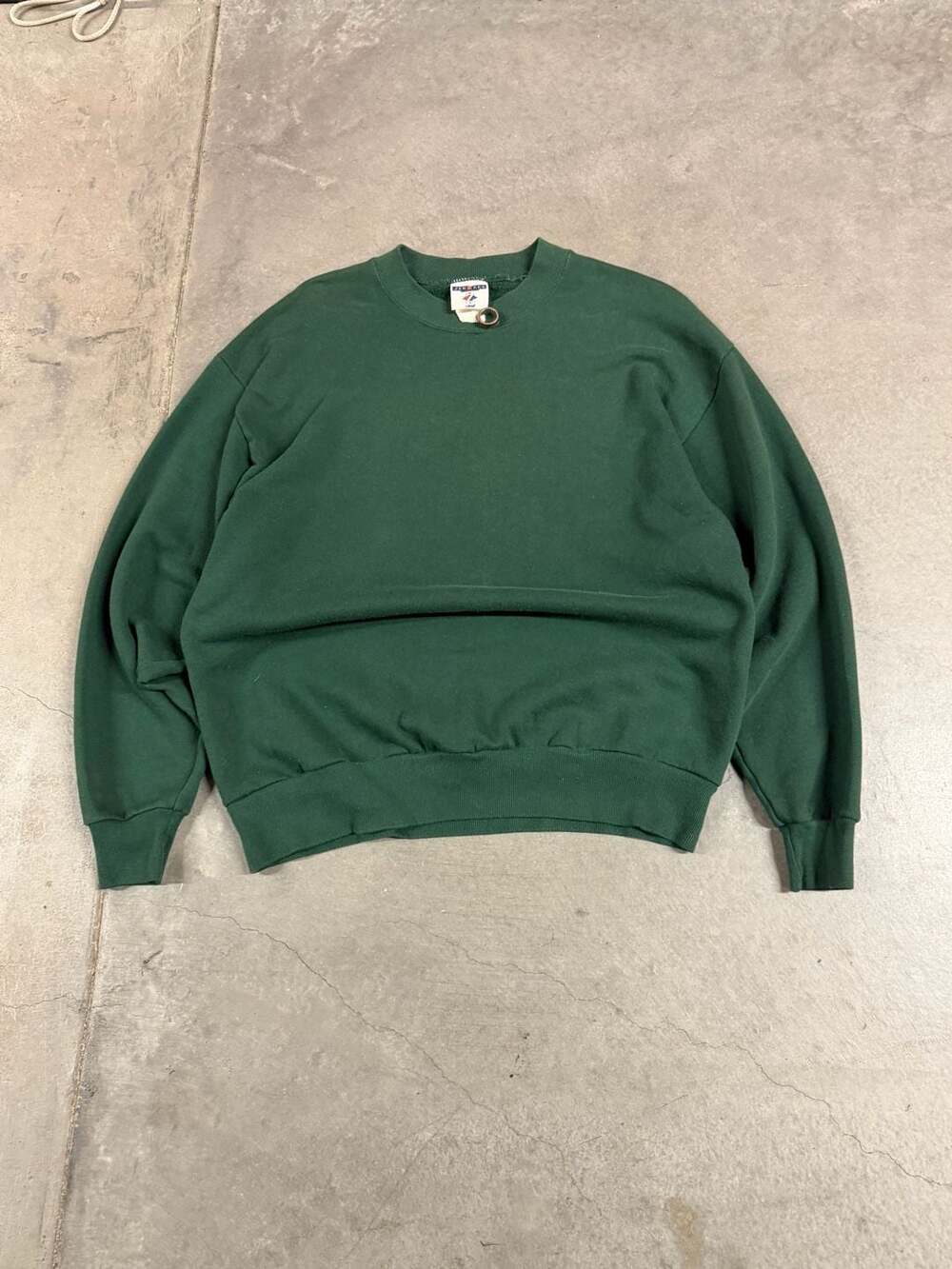 Jerzees NuBlend Crewneck Sweatshirt Size L Forest Green